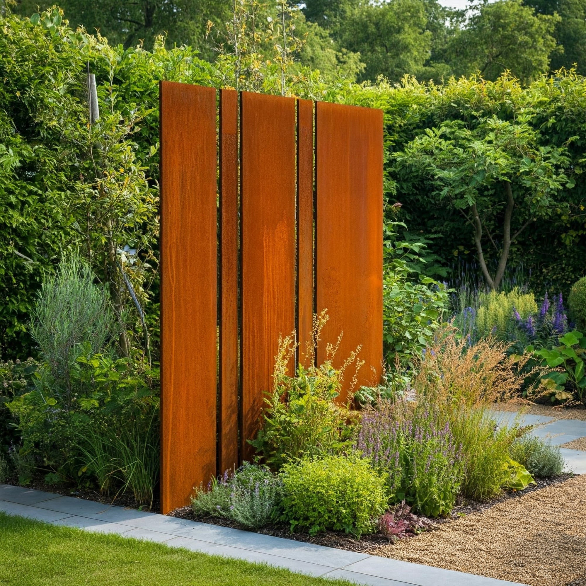 Corten Garden Walls