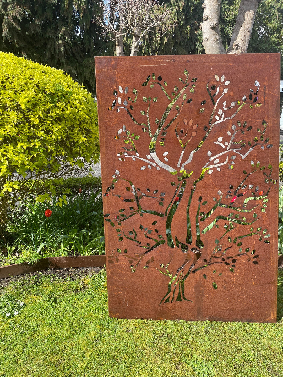 Corten Panel - Oaktree