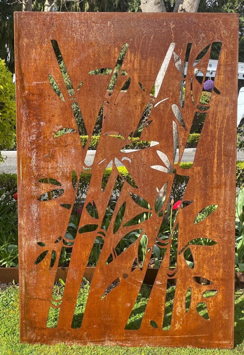 Corten Panel - Bamboo One