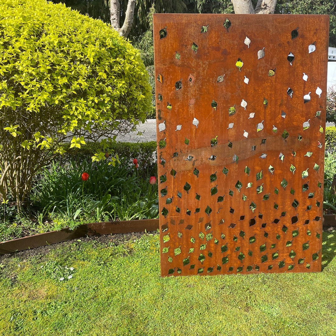 Corten Panel - Little Leafs