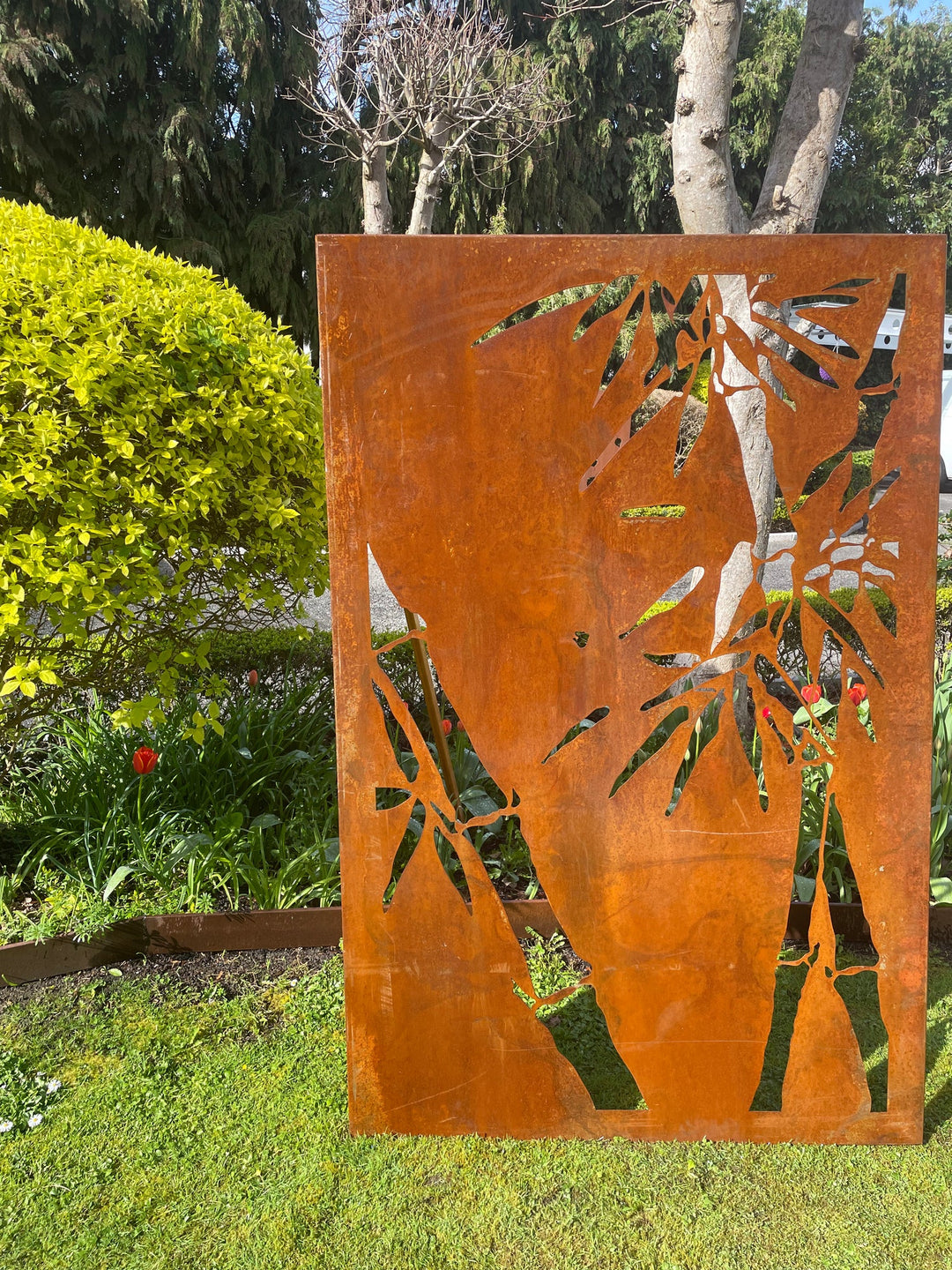 Corten Panel - Bamboo