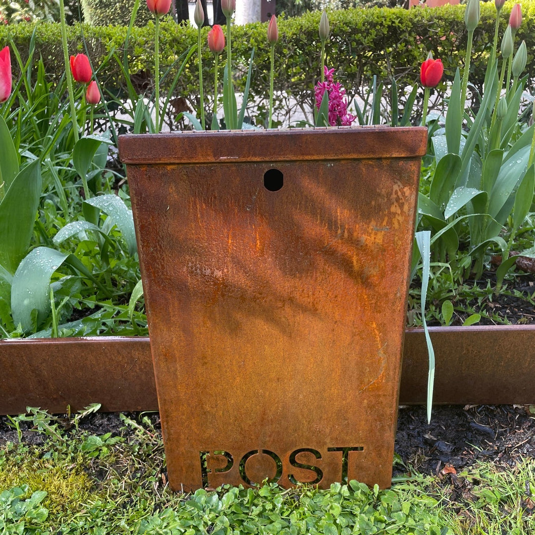 Corten Postbox - Small