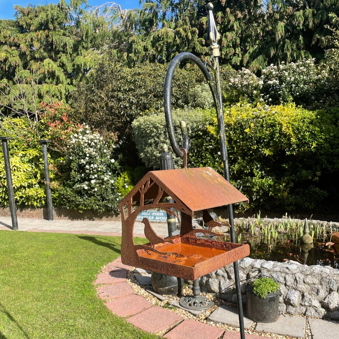 Corten Bird House - Freestanding