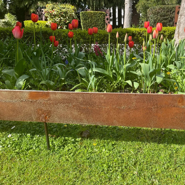 Corten Edging - Bull Top