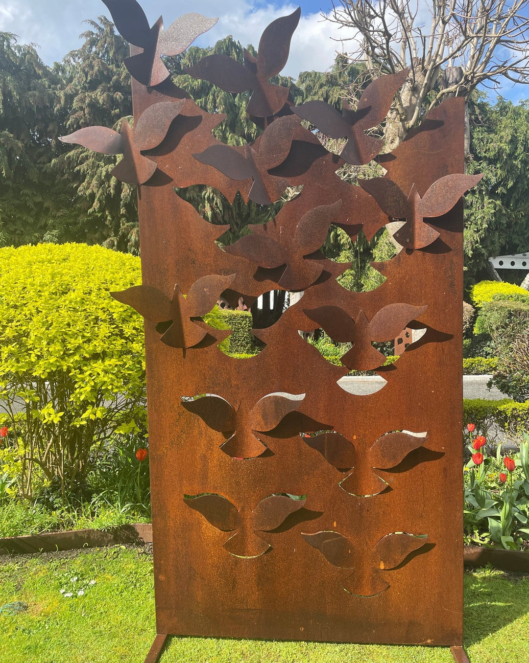 Corten Panel - Doves