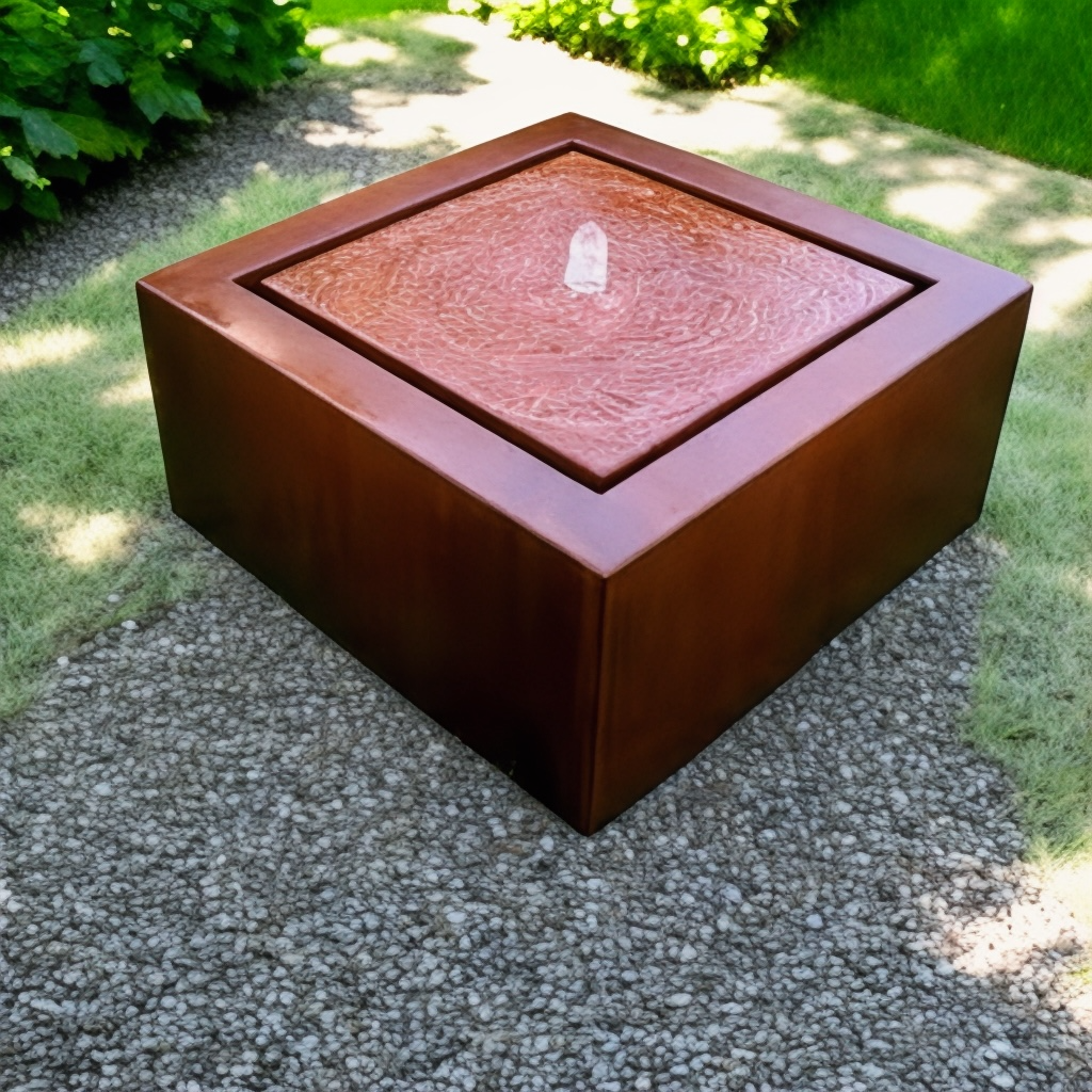 Corten Water Table - Square