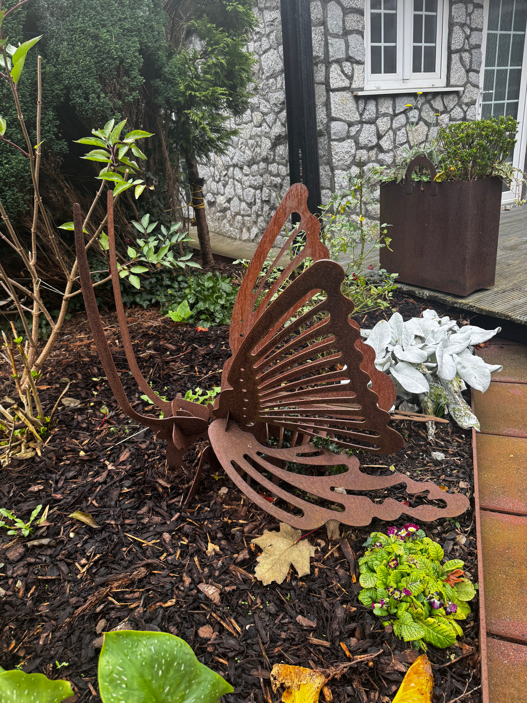 Corten Sculpture - Butterfly