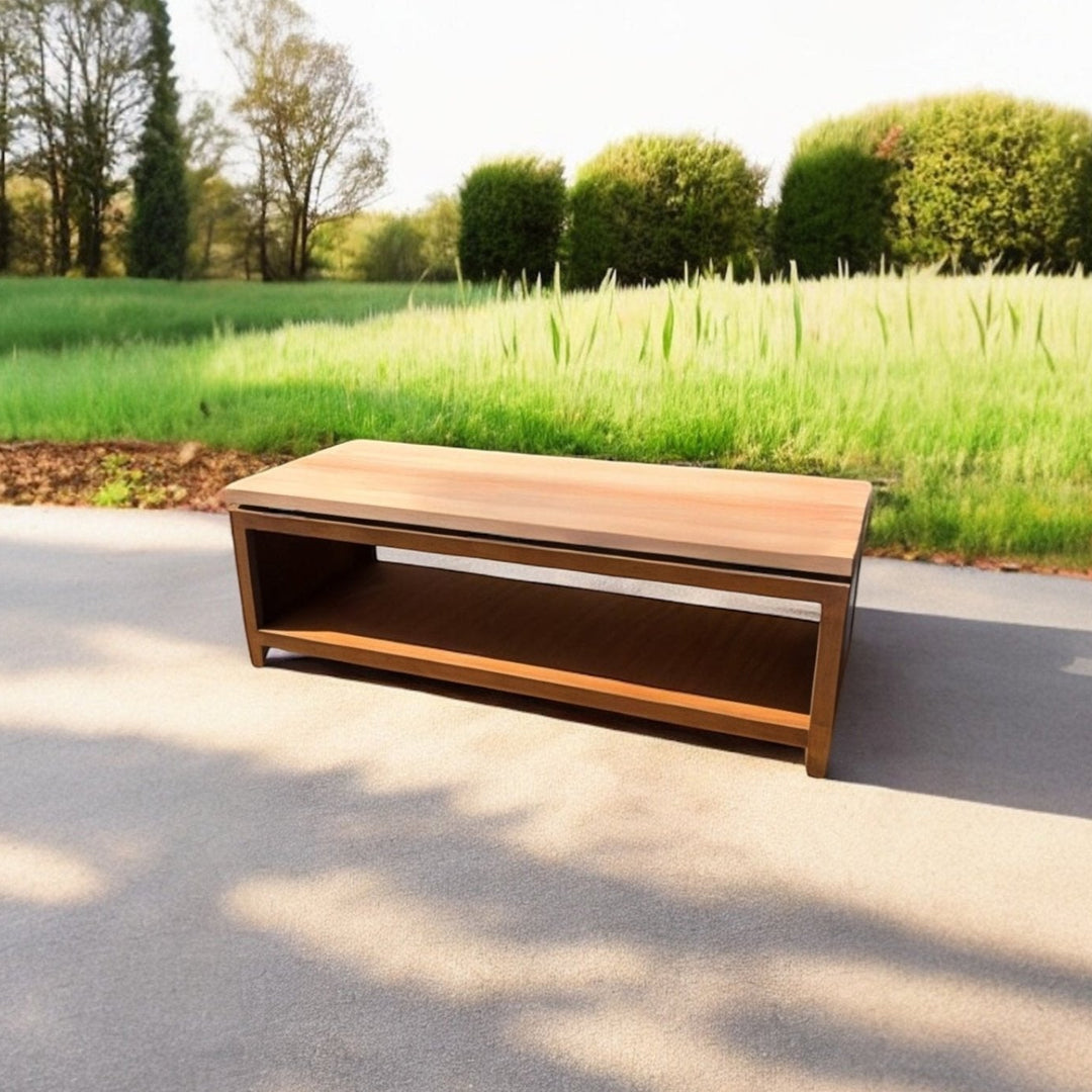 Corten Wood Storage - Seat