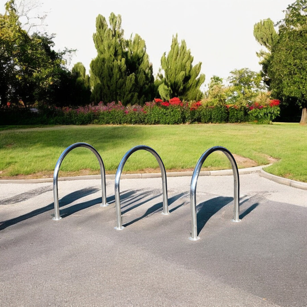 Stainless Bicycle Stand - Round