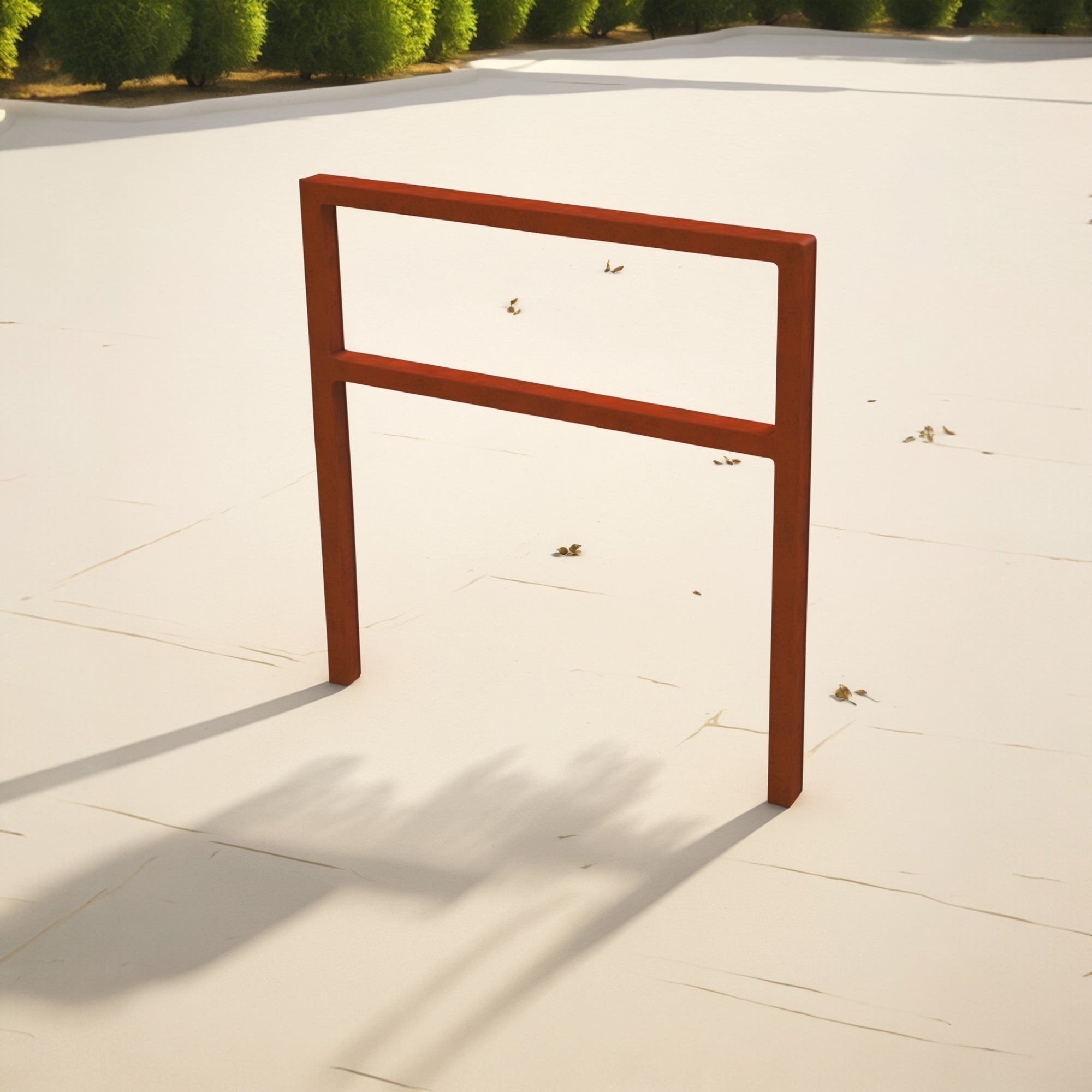 Corten Bike Stand - Crossbar