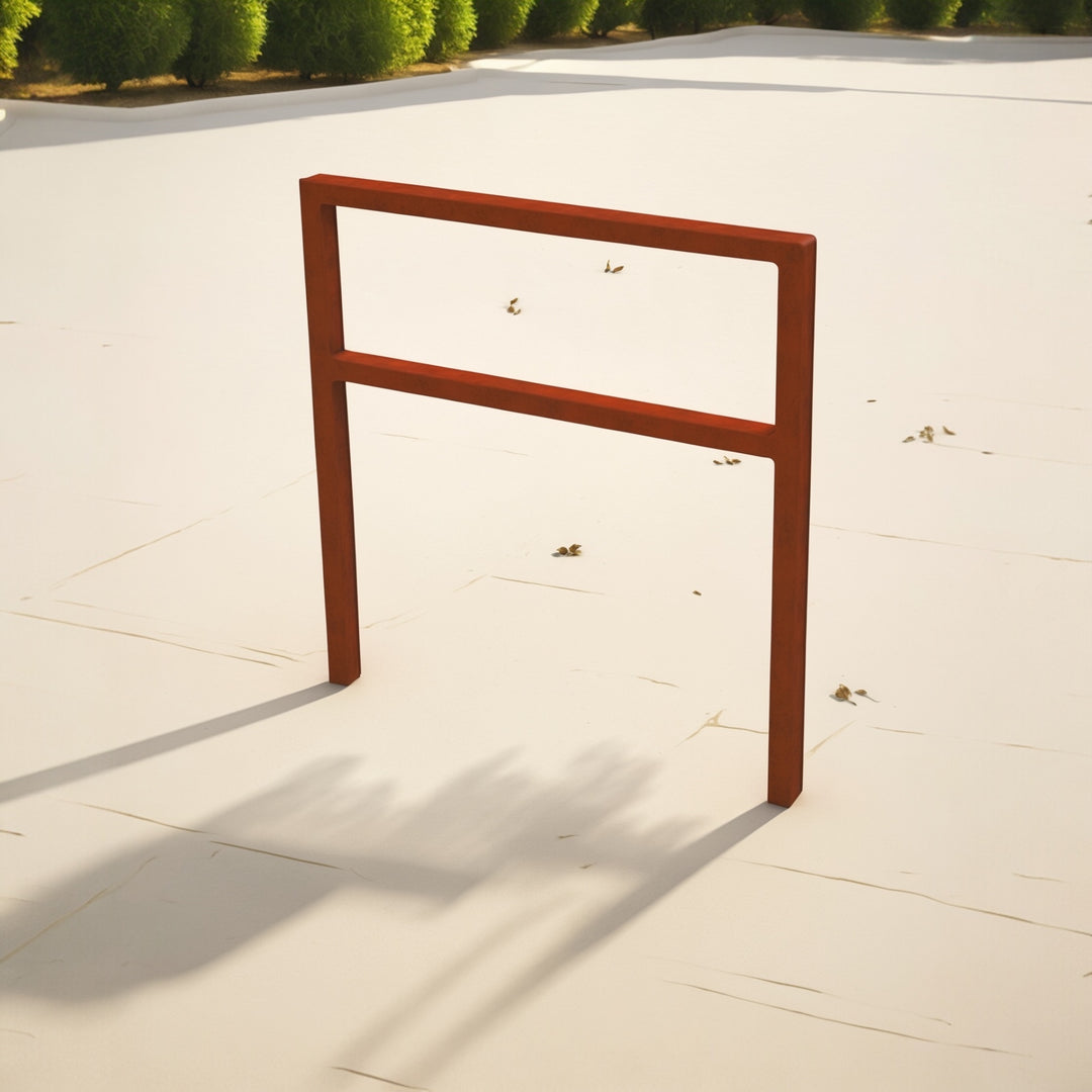 Corten Bicycle Stand - Crossbar