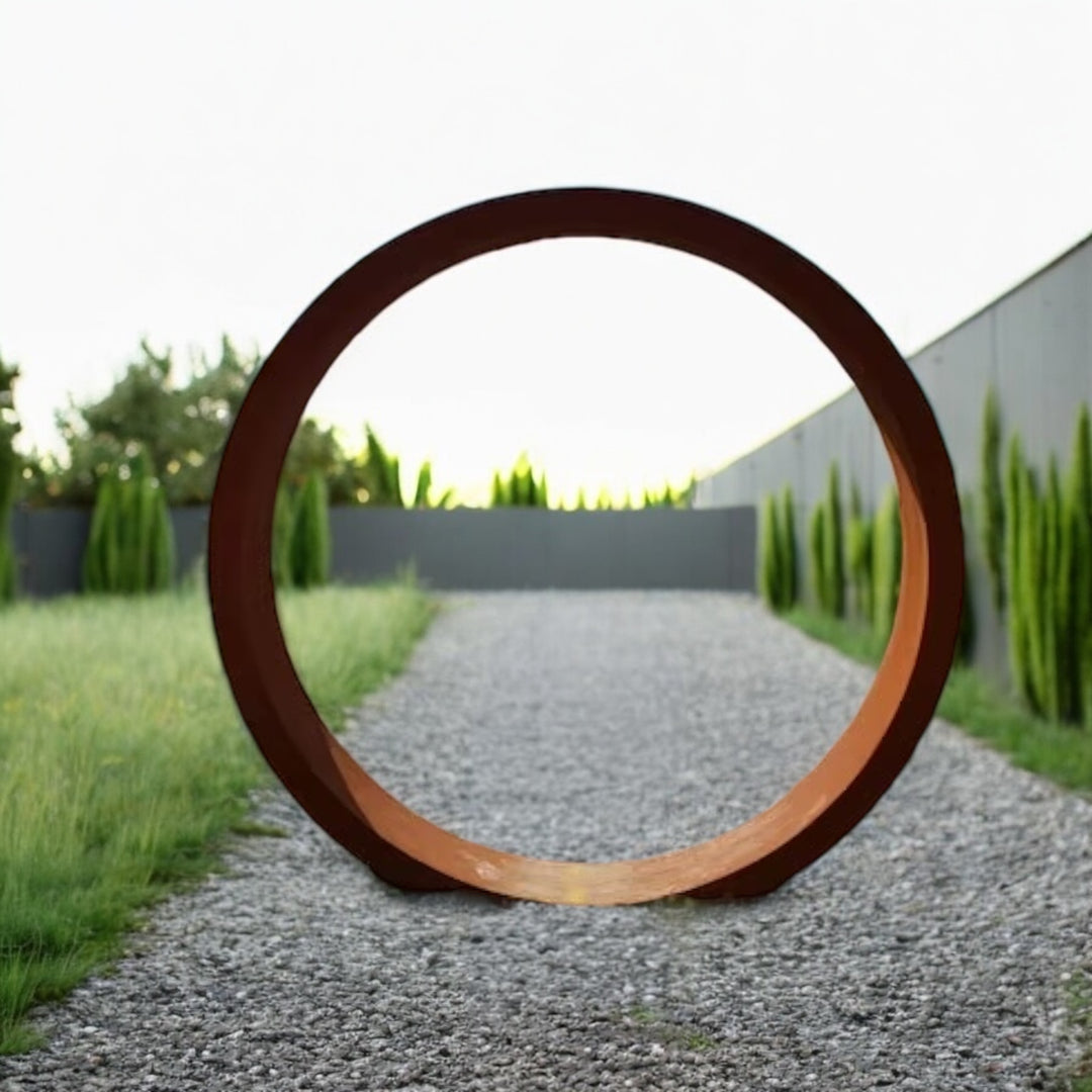 Corten Moongate