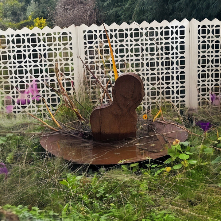 Corten Sculpture - Thinking Man