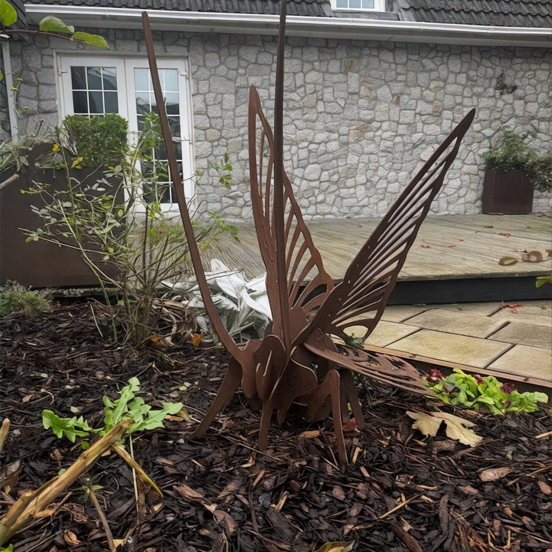 Corten Sculpture - Butterfly