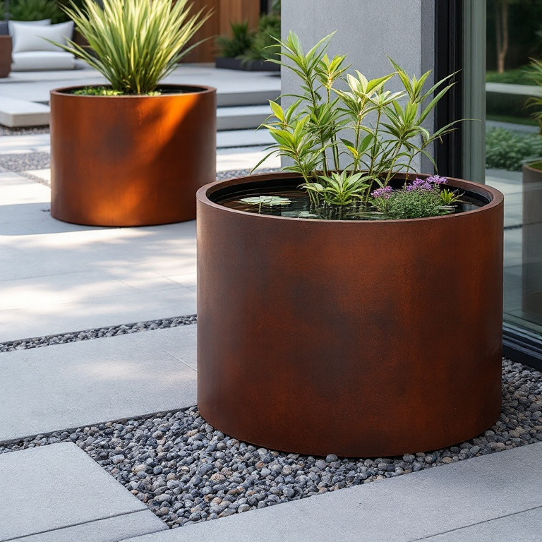 Corten Pond - Round