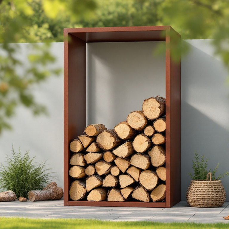 Corten Wood Storage