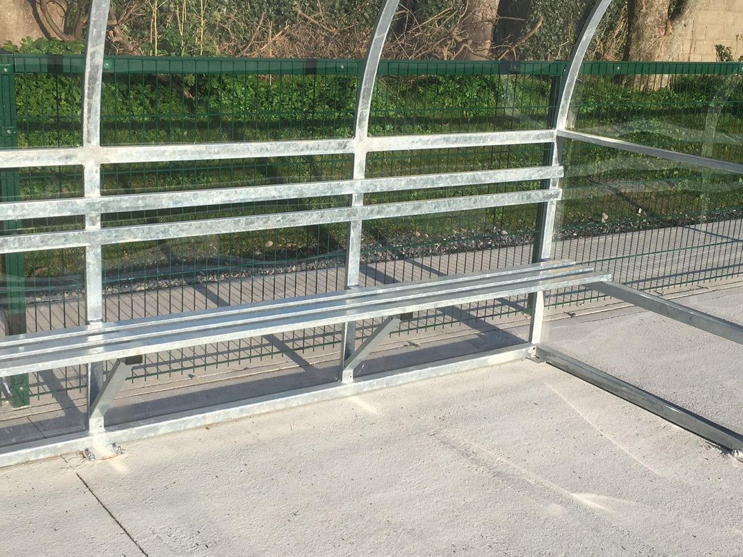 Galvanised Shelter - Seating